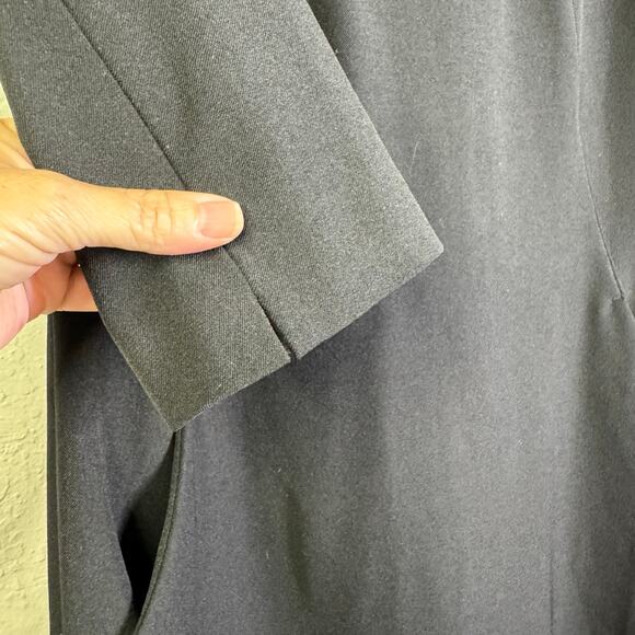 MM. LaFleur Dress 12 Etsuko Sheath Tailored Fit Hidden Zipper Small Sleeve Slit - Picture 9 of 16